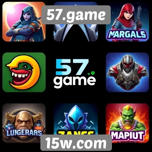 Análise da variedade de jogos disponíveis no 57.game